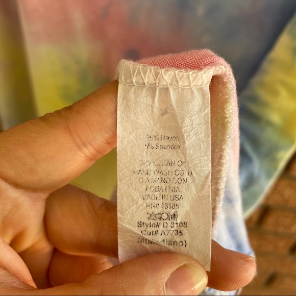 SOLD Audrey 3+1 Tie Dye Swing Dress - Picture 4 of 8